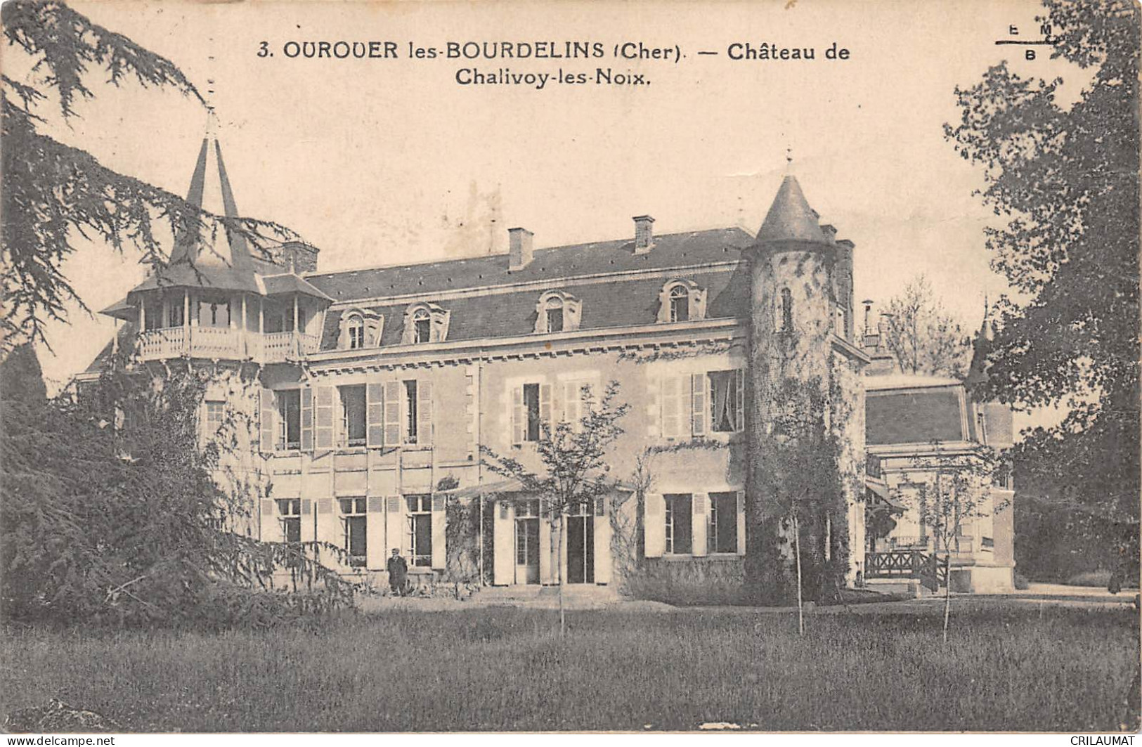18-OUROUER LES BOURDELINS-Château De Chalivoy Les Noix-N 6006-G/0235 - Autres & Non Classés