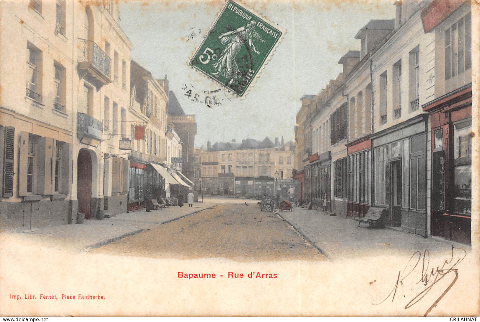 62-BAPAUME-Rue D'Arras-N 6006-F/0235 - Bapaume