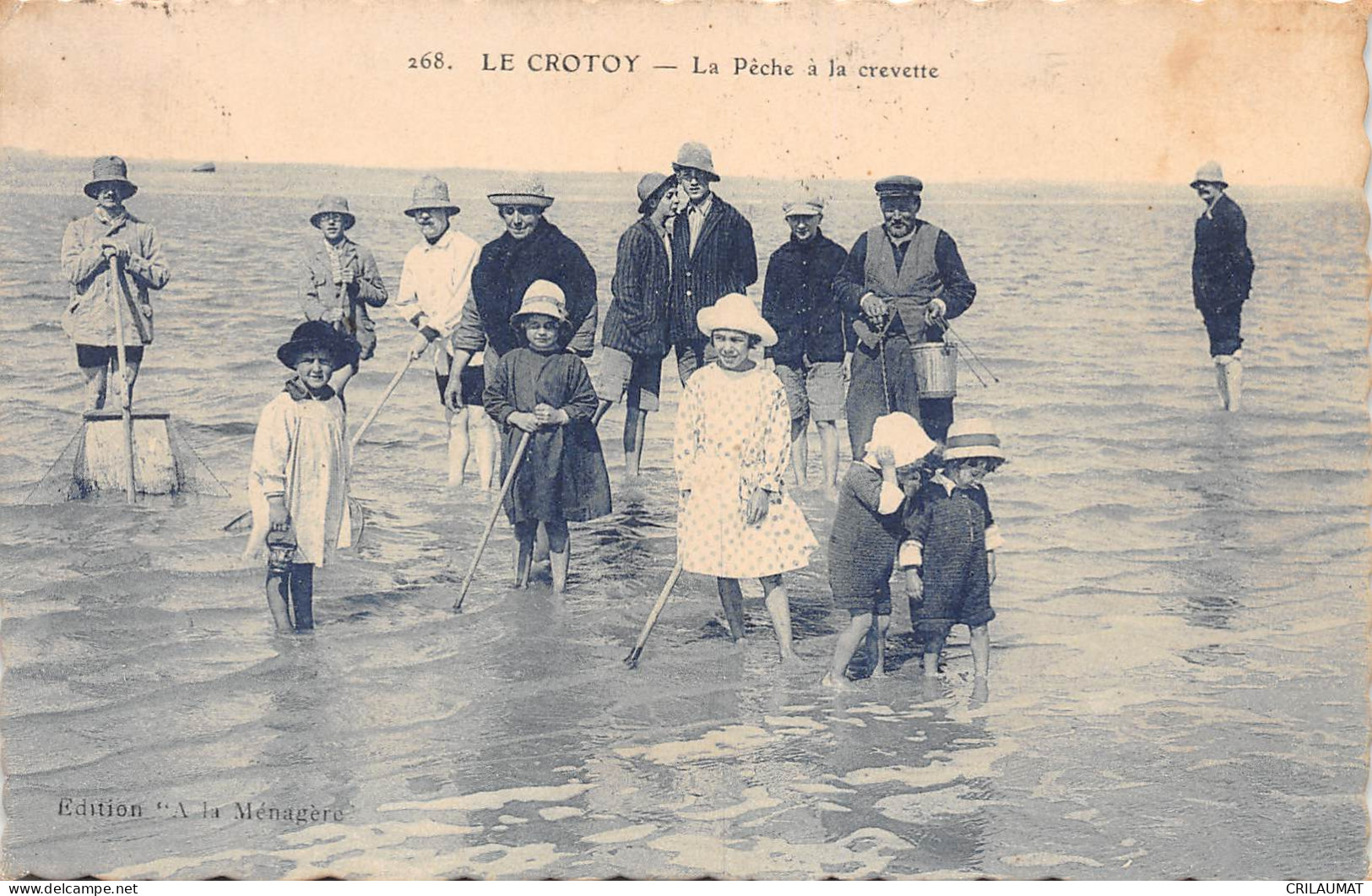 80-LE CROTOY-Pêche à La Crevette-N 6006-F/0143 - Le Crotoy