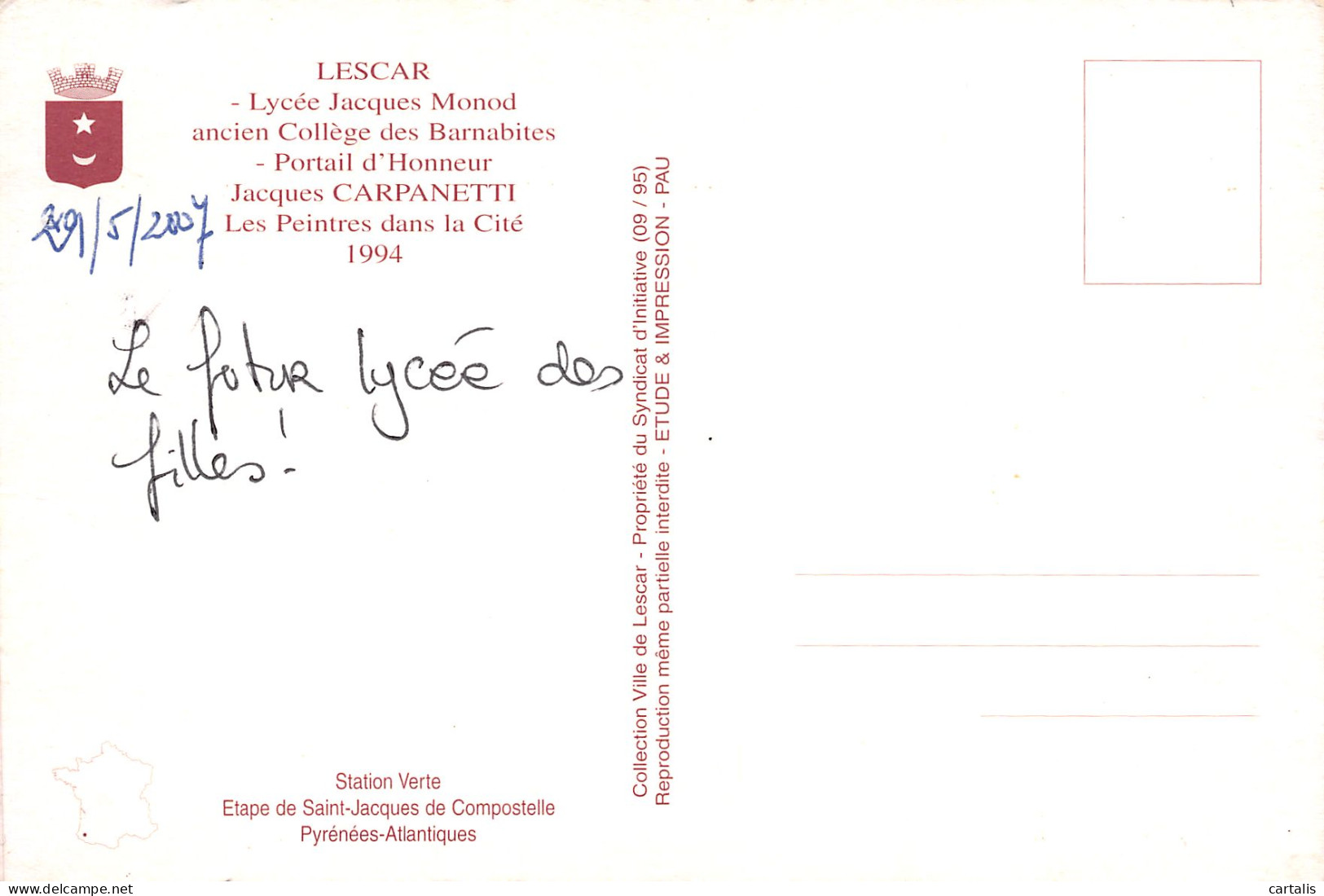 64-LESCAR-N°3740-A/0137 - Lescar