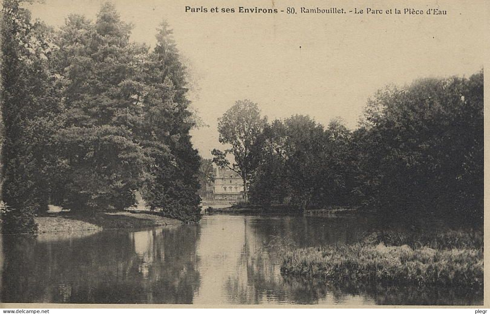 0-78517 01 10 - RAMBOUILLET - LE PARC ET LA PIECE D'EAU - Rambouillet (Château)