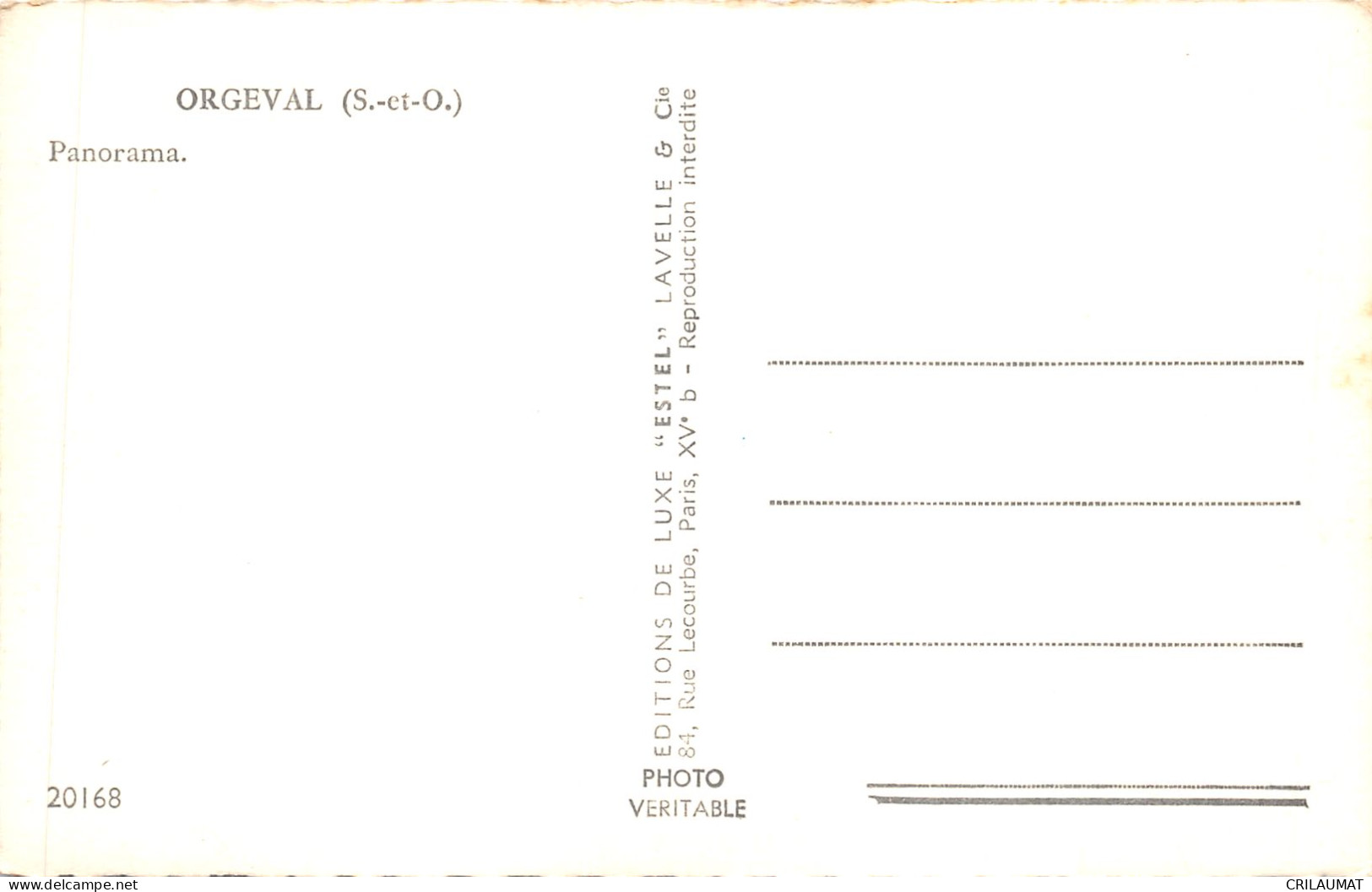 78-ORGEVAL-N 6007-C/0143 - Orgeval