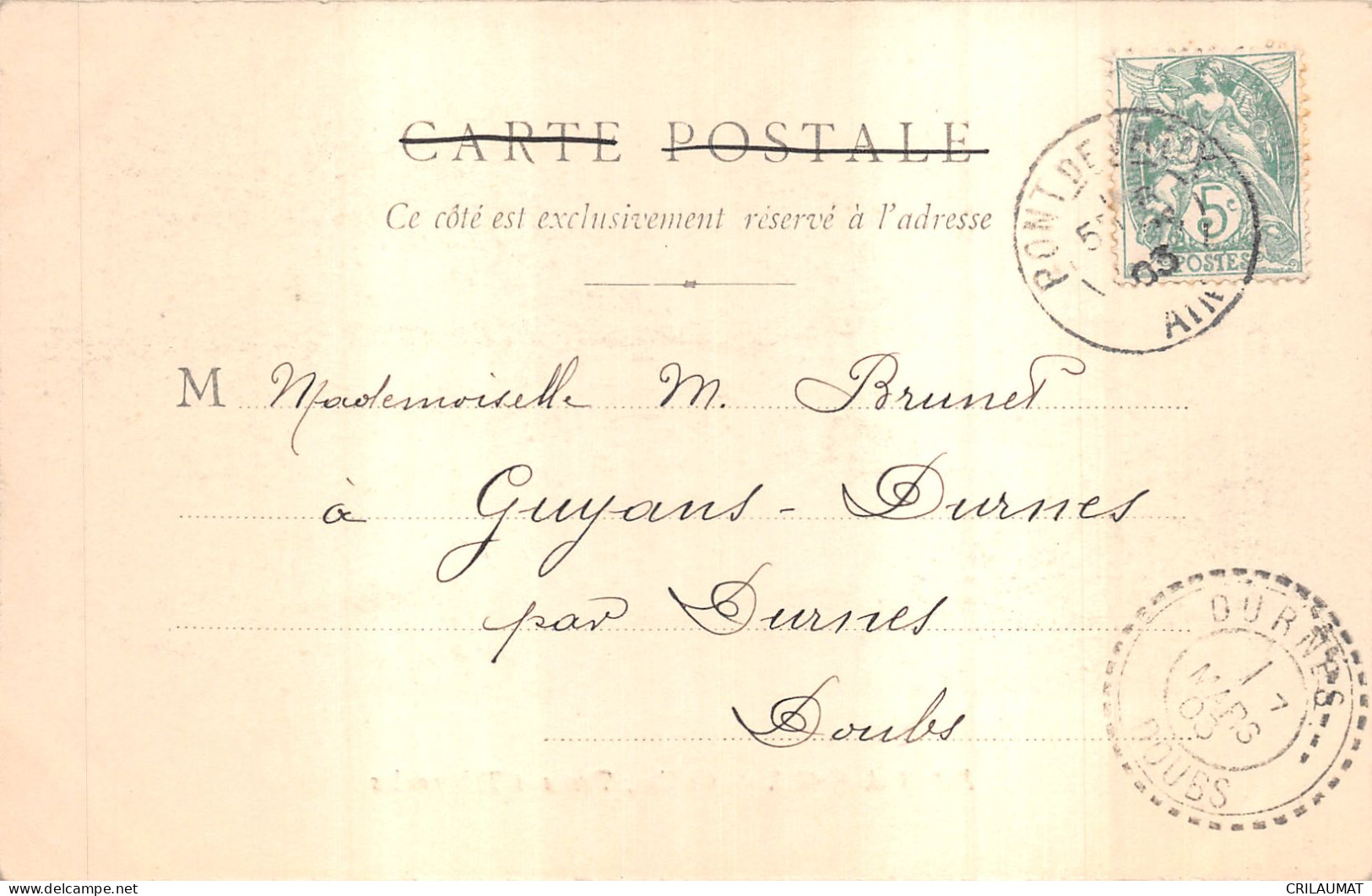 01-PONT DE VAUX-POSTES ET TELEGRAPHES-N 6007-C/0023 - Pont-de-Vaux