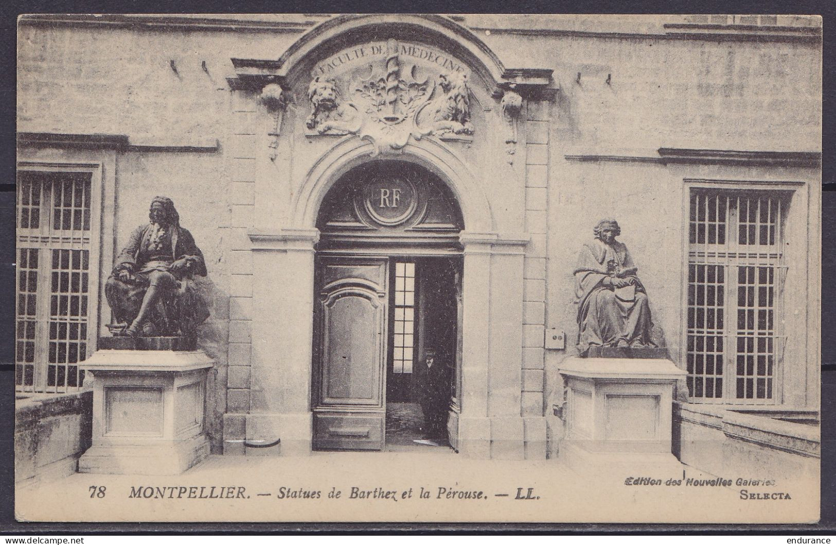 CP Montpellier Datée 5-VI-1919 Affr. Paire N°137 Non-oblit. Pour BELGRADE Serbie - Griffe [CENSURE MILITAIRE SERBE] & Cà - 1906-38 Semeuse Camée