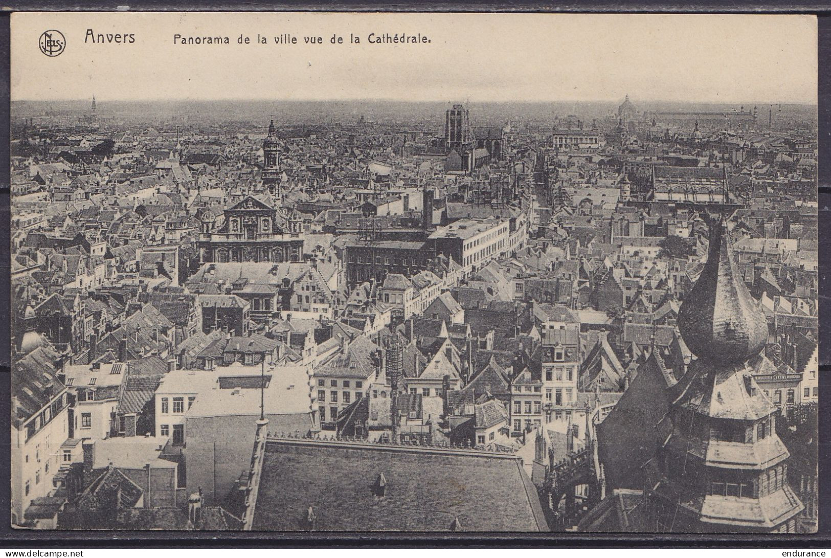 CP Anvers Datée 6 Septembre 1918 En Franchise Feldpost Pour VERVIERS - Cachet "OFFIZIERHEIM / ANTWERPEN" - Duits Leger