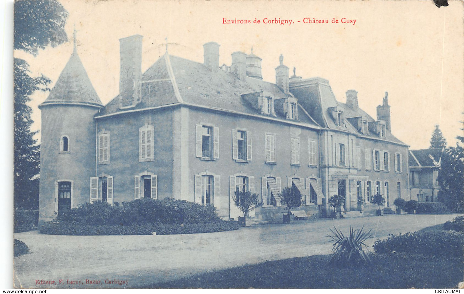 58-CORBIGNY-CHATEAU DE CUSY-N 6007-D/0227 - Corbigny