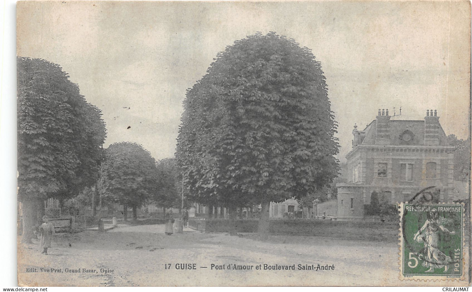 02-GUISE-PONT D AMOUR-BOULEVARD SAINT ANDRE-N 6007-D/0165 - Guise