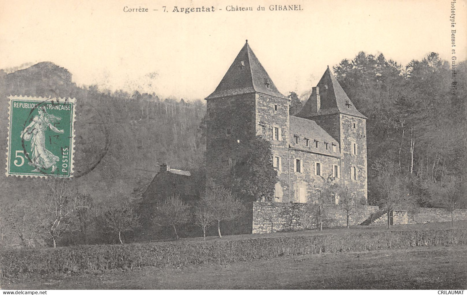 19-ARGENTAT-CHATEAU DE GIBANEL-N 6007-C/0359 - Argentat