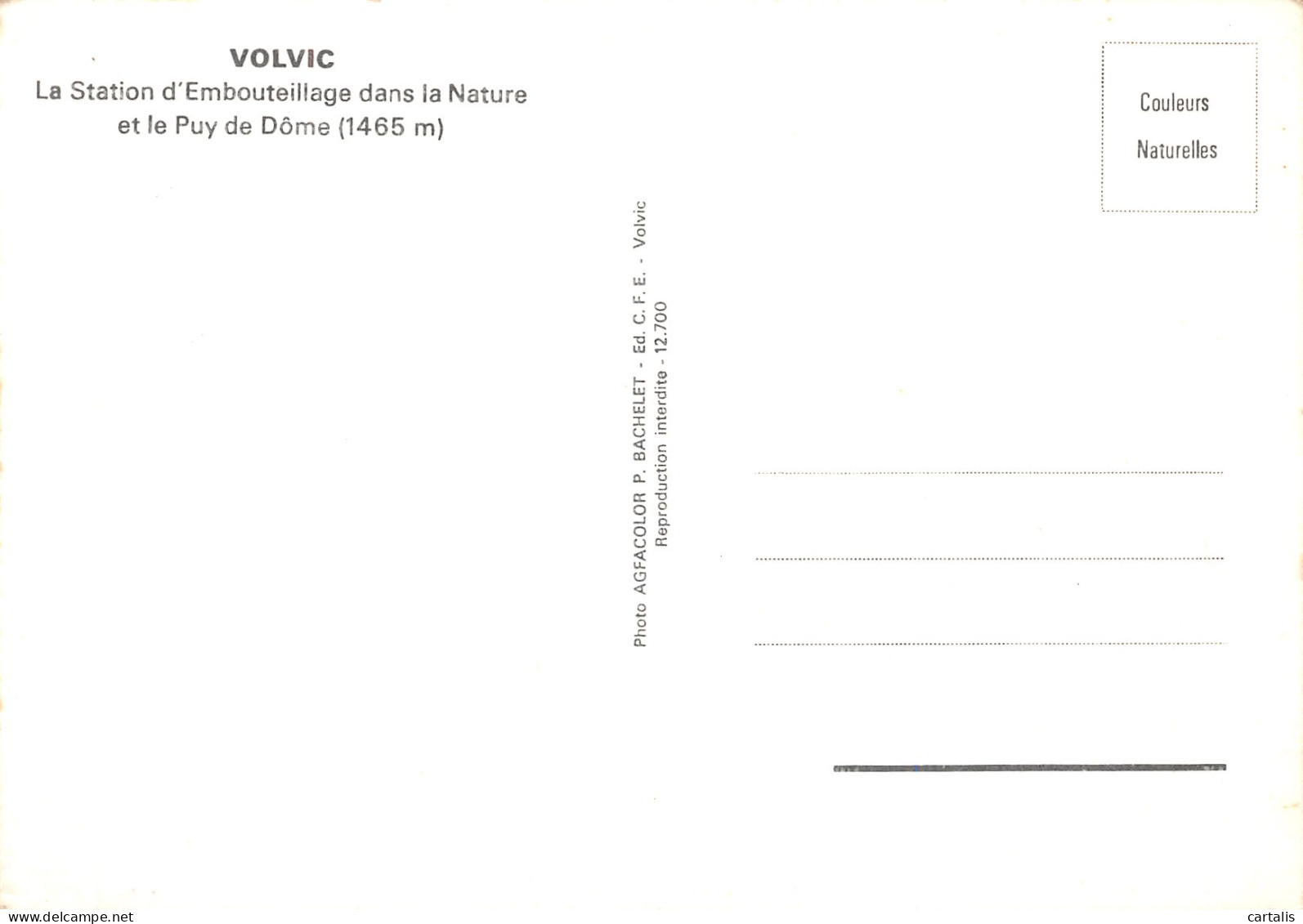 88-VOLVIC-N°3741-A/0183 - Volvic