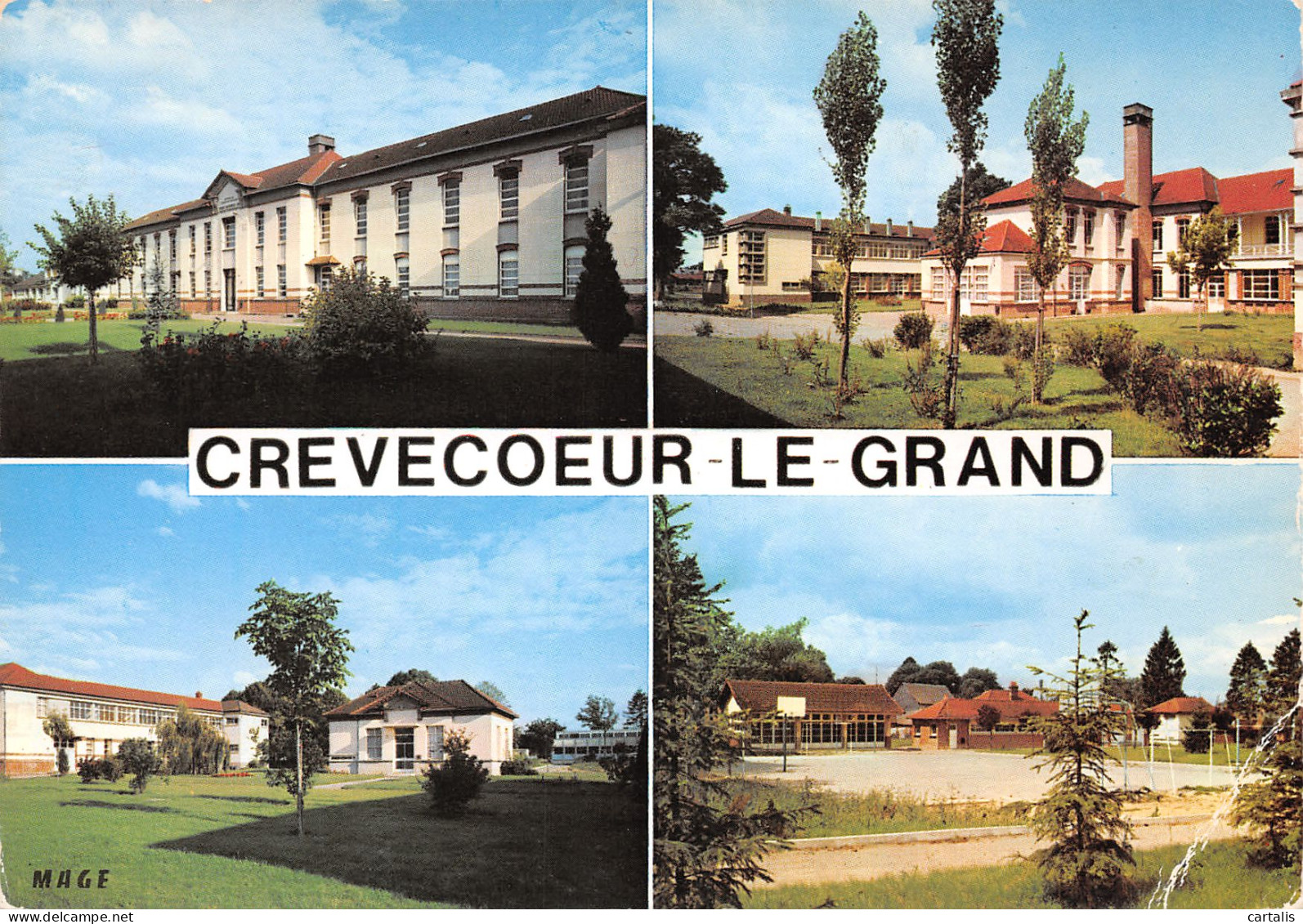 60-CREVECOEUR LE GRAND-N°3740-D/0139 - Crevecoeur Le Grand