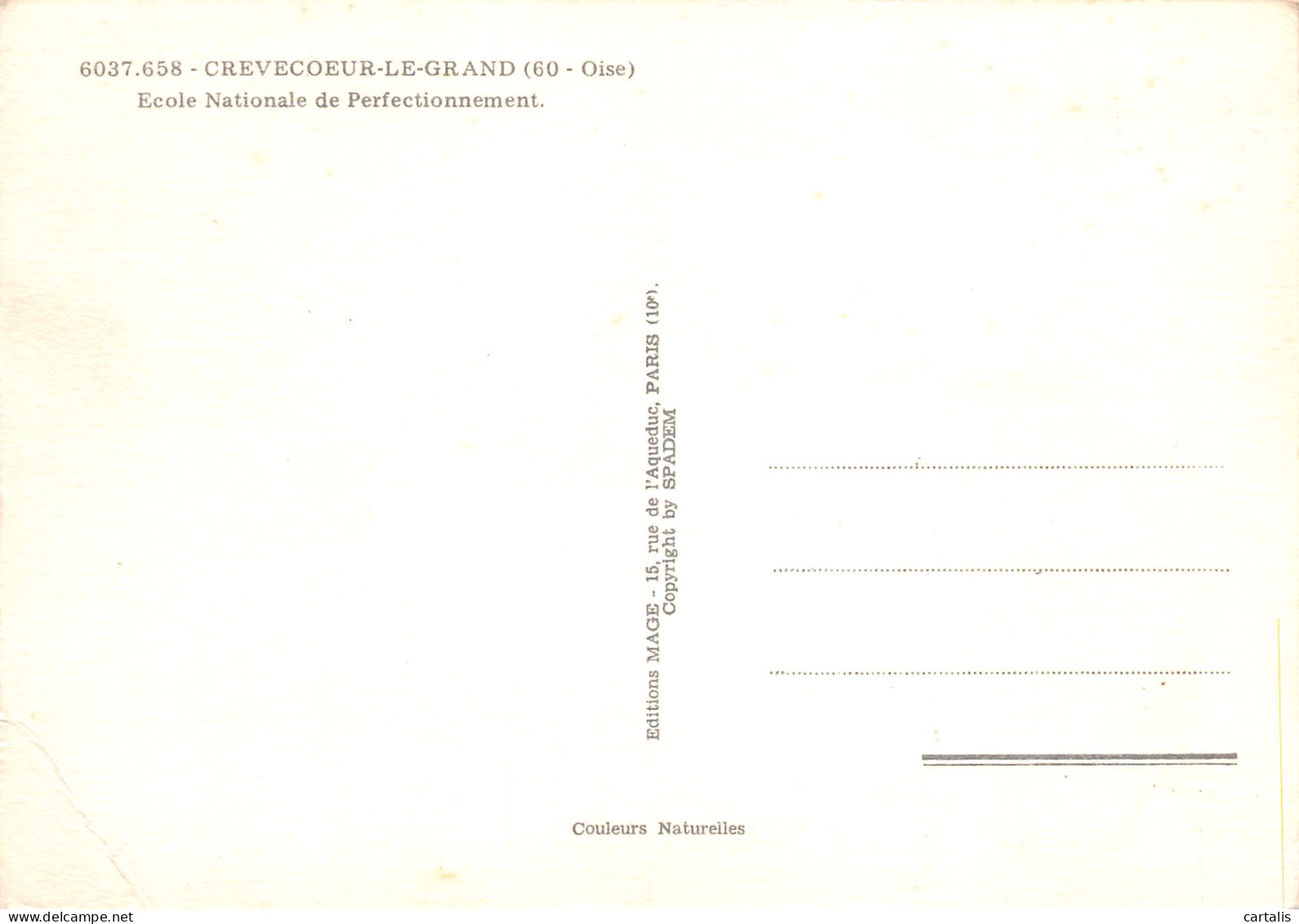 60-CREVECOEUR LE GRAND-N°3740-D/0139 - Crevecoeur Le Grand