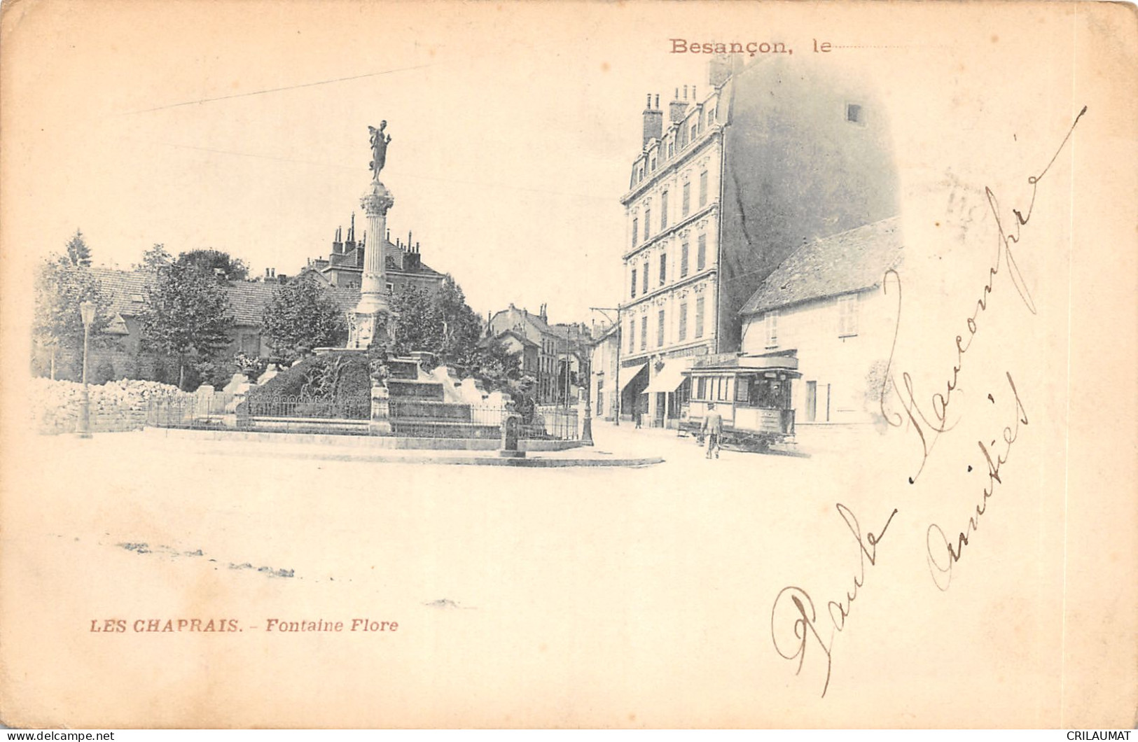 25-BESANCON-LES CHAPRAIS-FONTAINE FLORE-N 6007-H/0115 - Besancon