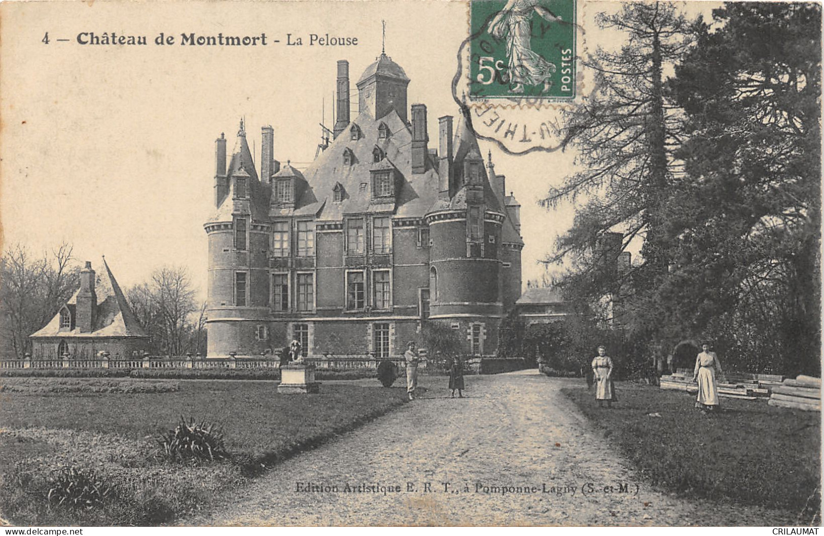 51-MONTMORT LUCY-CHATEAU DE MONTMORT-N 6007-F/0213 - Montmort Lucy