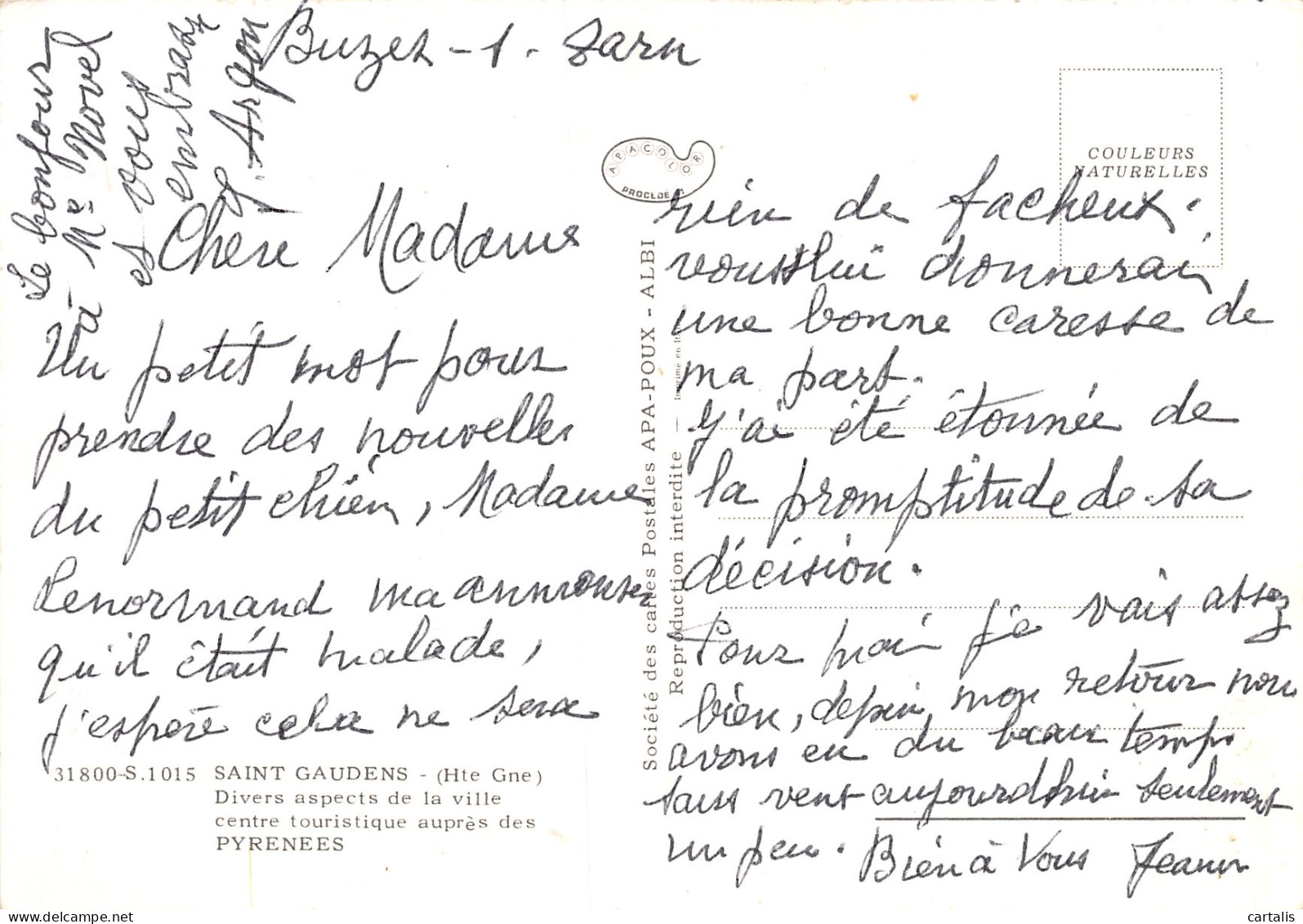 31-SAINT GAUDENS-N°3741-B/0293 - Saint Gaudens