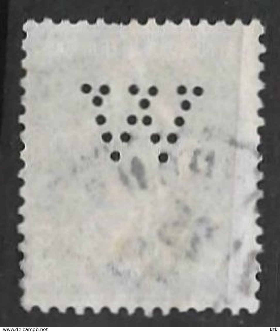 704	N°	137	Perforé	-	W 2	-	WORMS ET Cie - Used Stamps