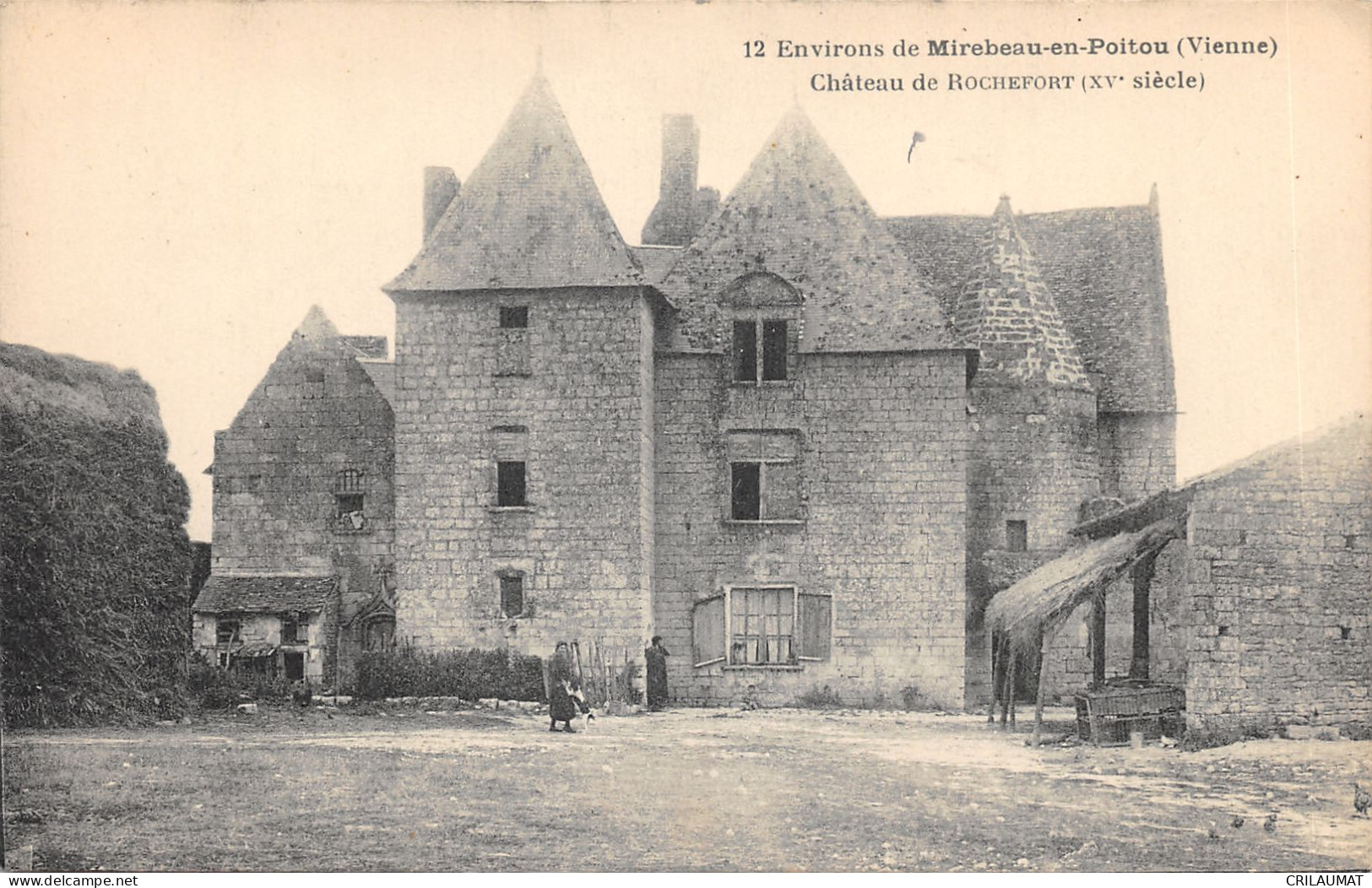 86-MIREBEAU EN POITOU-CHATEAU DE ROCHEFORT-N 6008-B/0235 - Mirebeau