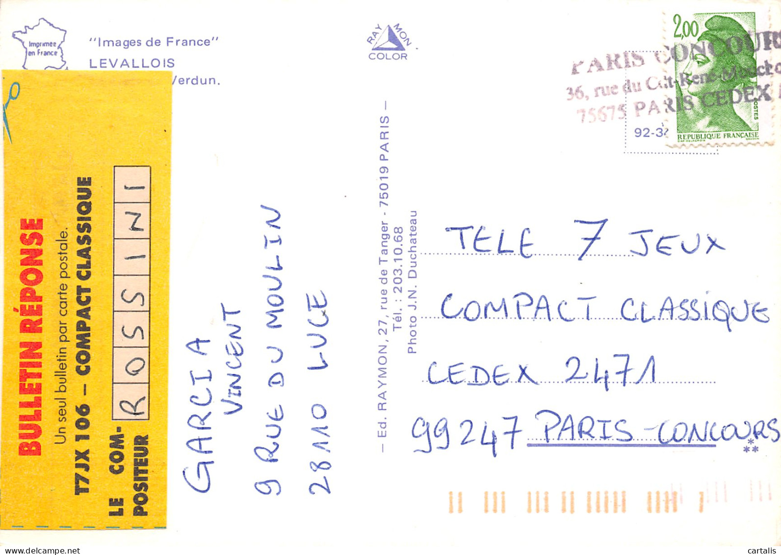 92-LEVALLOIS-N°3744-A/0313 - Levallois Perret