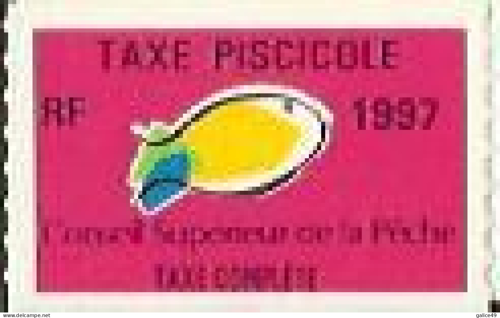 Taxe Piscicole Compète 1997 - Vierge - Altri & Non Classificati