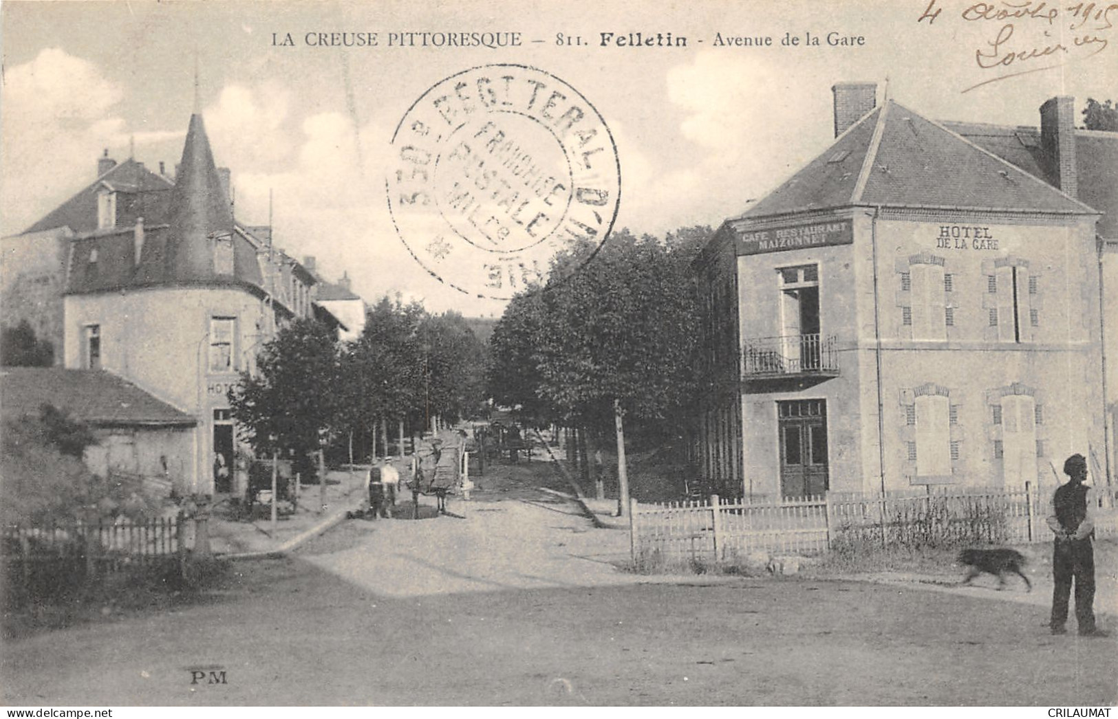 23-FELLETIN-AVENUE DE LA GARE-N 6008-E/0207 - Felletin