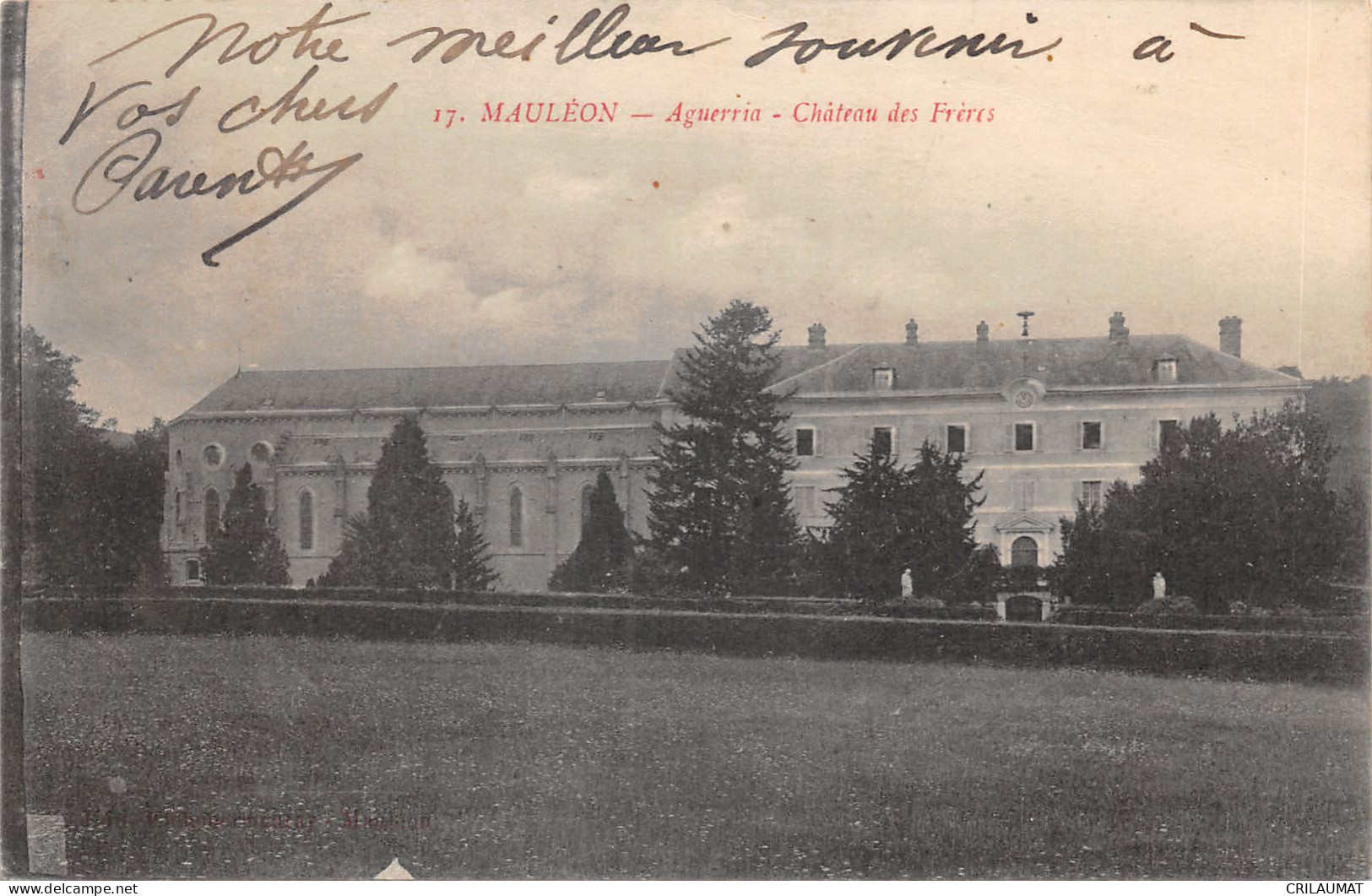 64-MAULEON-AGUERRIA-CHATEAU DES FRERES-N 6008-E/0129 - Mauleon Licharre