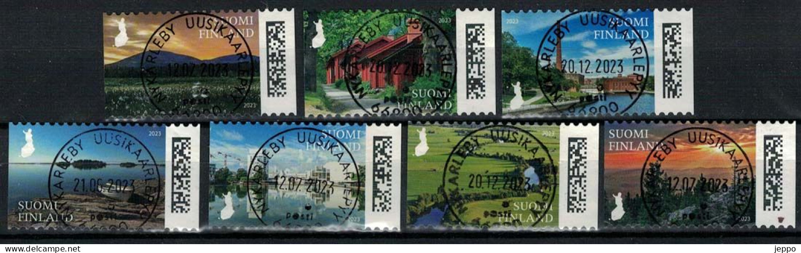 2023 Finland, National Landscapes, Complete Set Fine Used. - Used Stamps