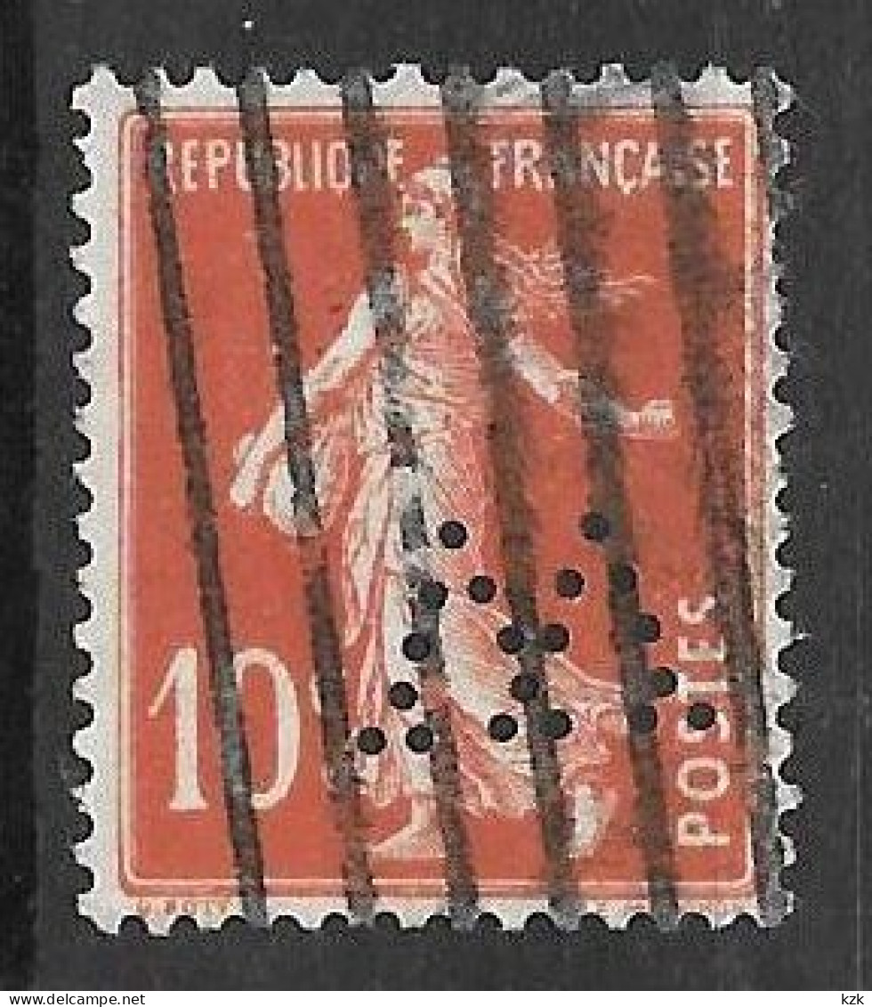 706	N°	135	Perforé	-	W 2	-	WORMS ET Cie - Used Stamps