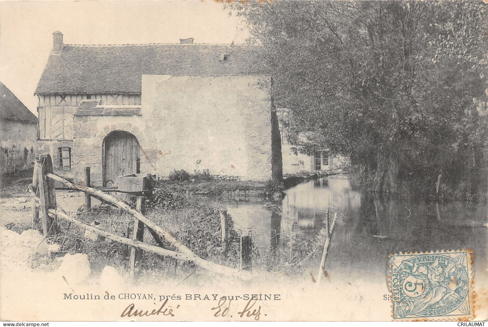 77-BRAY SUR SEINE-MOULIN DE CHOYAN-N 6008-D/0023 - Bray Sur Seine