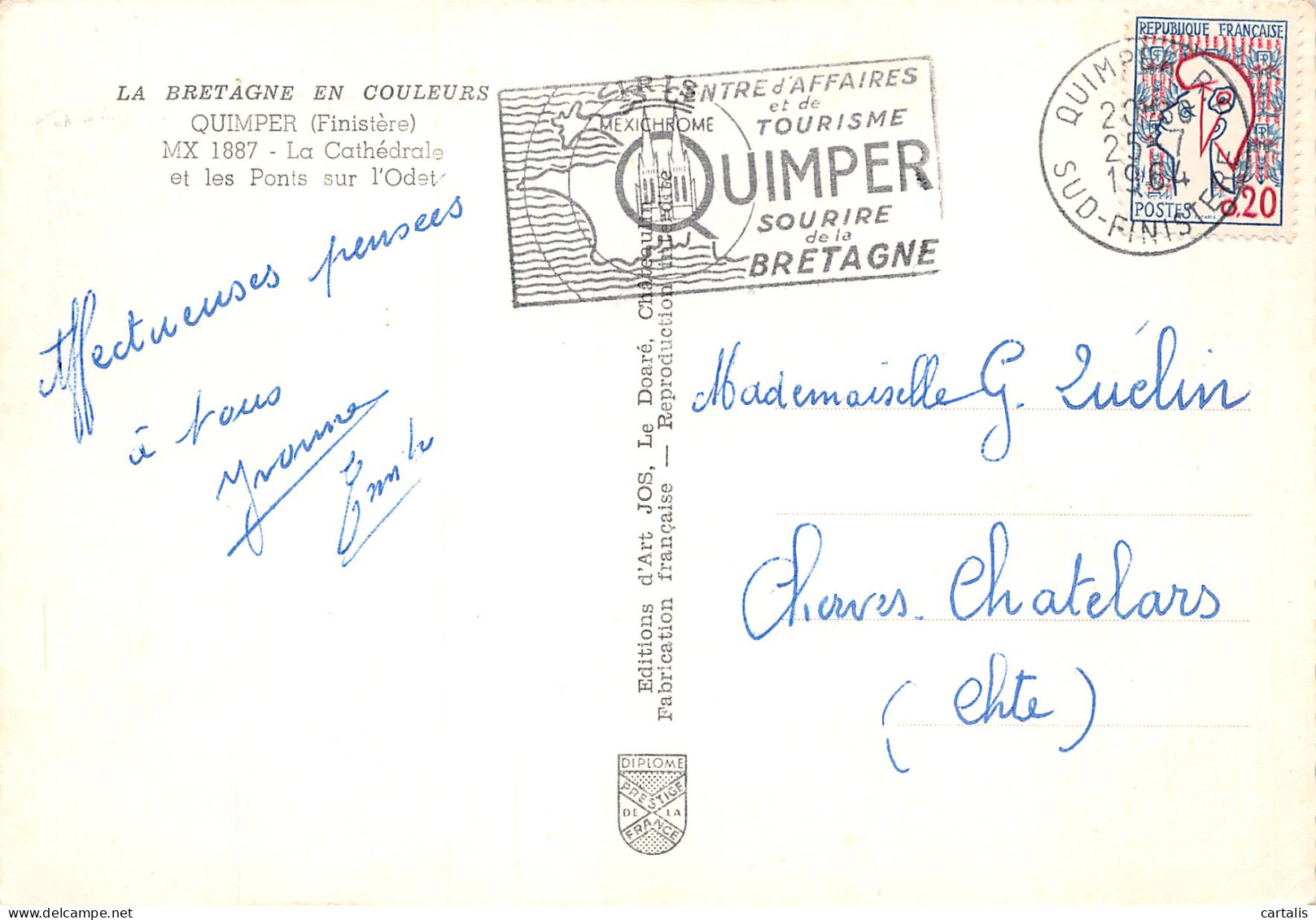 29-QUIMPER-N°3744-B/0111 - Quimper