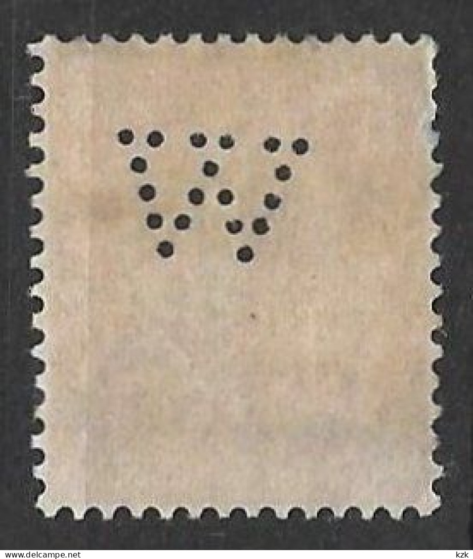 707	N°	199	Perforé	-	W 2	-	WORMS ET Cie - Used Stamps