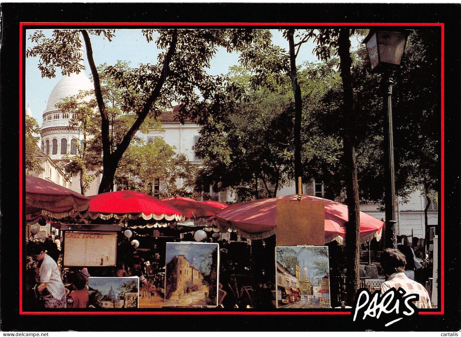 75-PARIS PLACE DU TERTRE-N°3744-B/0015 - Places, Squares