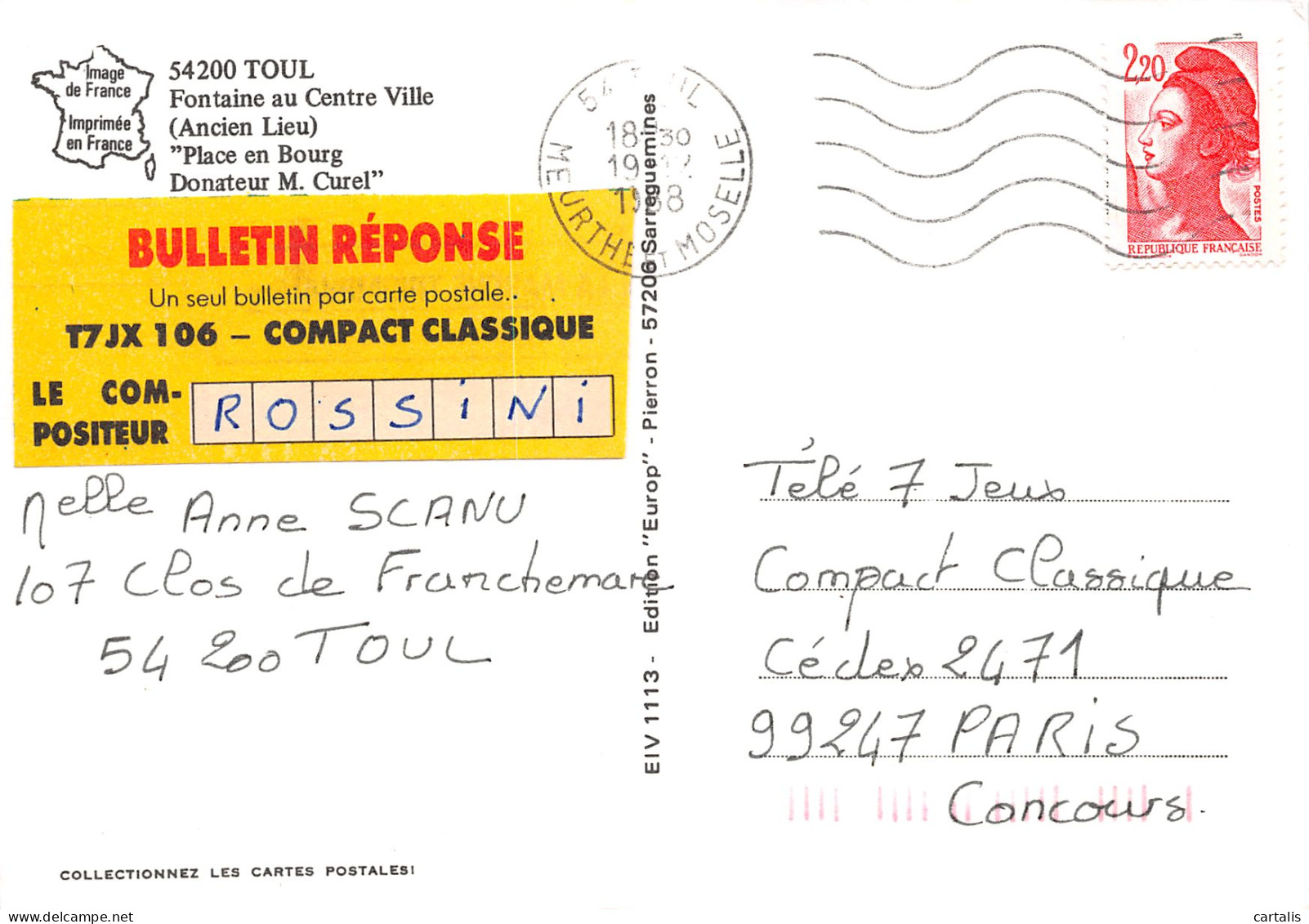 54-TOUL-N°3744-A/0355 - Toul