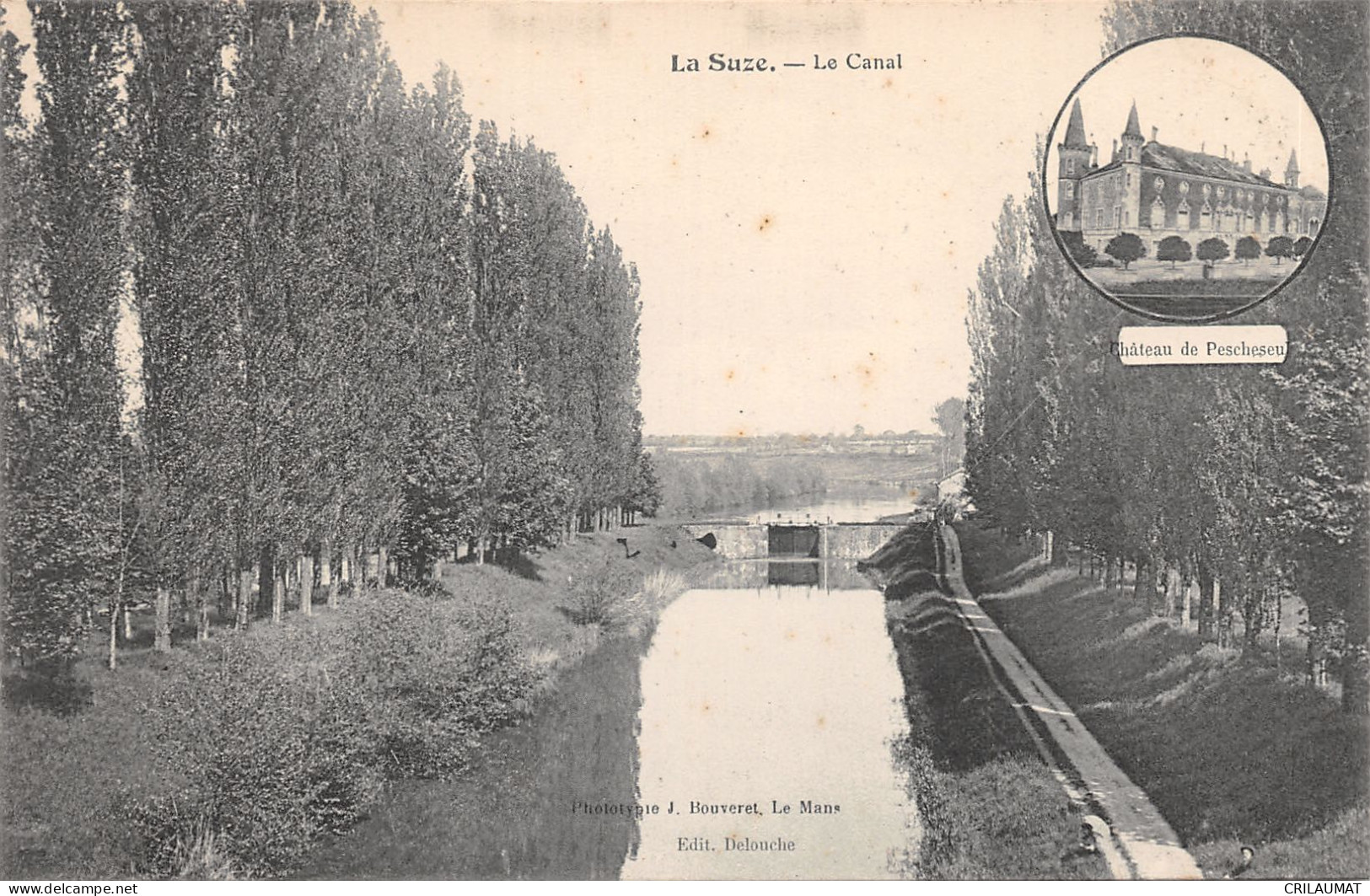 72-LA SUZE SUR SARTHE-LE CANAL-N 6009-A/0097 - La Suze Sur Sarthe