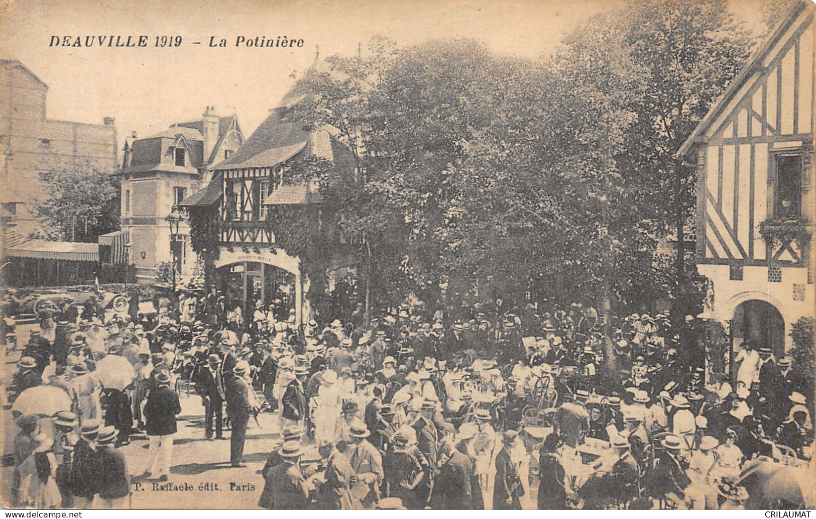 14-DEAUVILLE-LA POTINIERE 1919-N 6008-G/0381 - Deauville