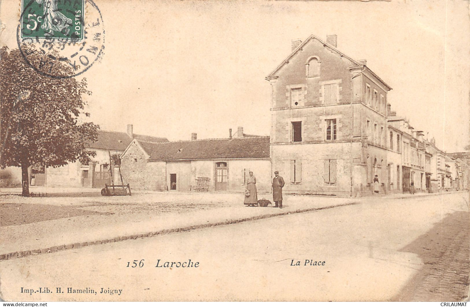 89-LAROCHE SUR YONNE-LA PLACE-N 6008-G/0337 - Laroche Saint Cydroine