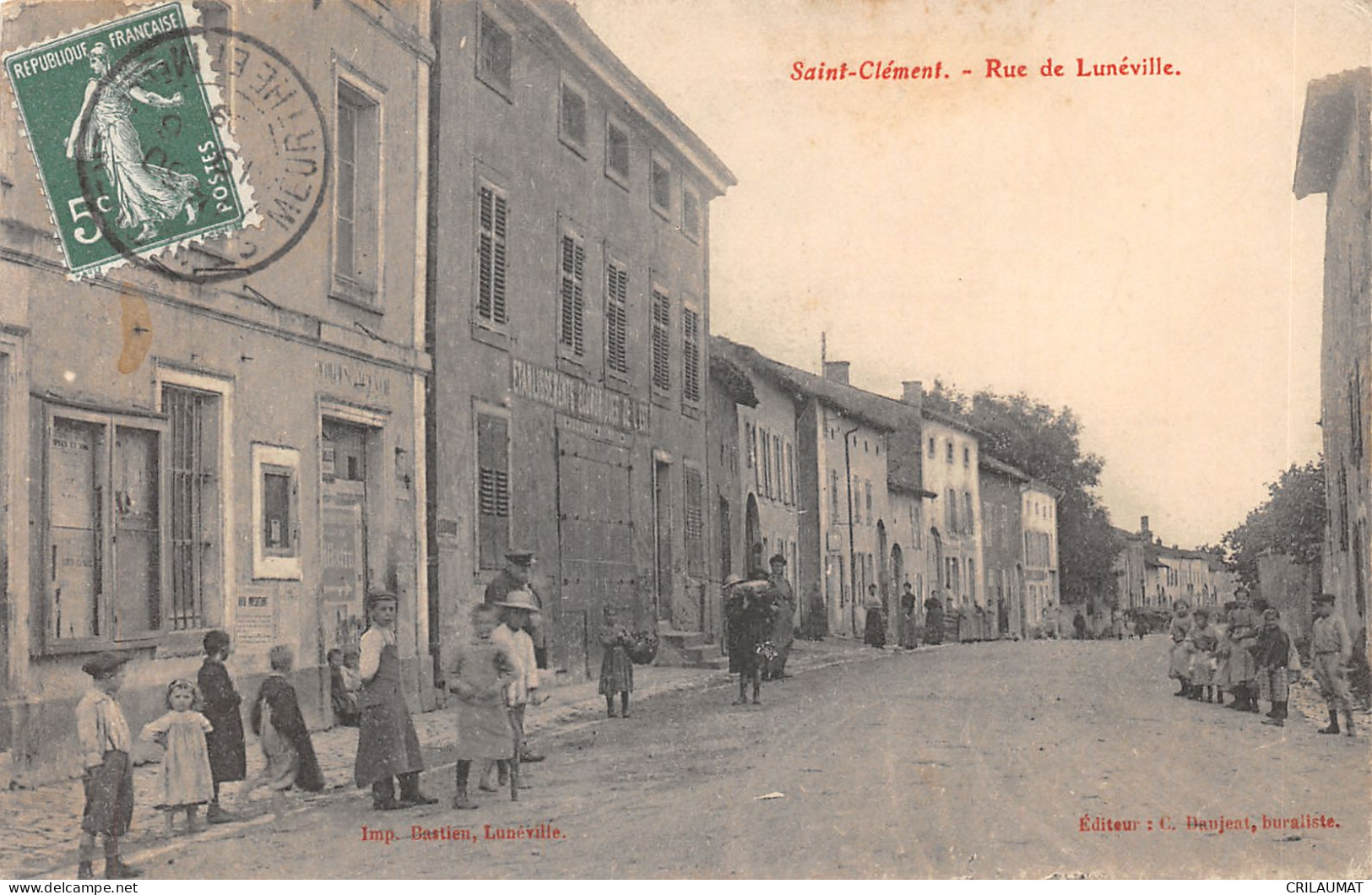 89-SAINT CLEMENT-RUE DE LUNEVILLE-6011-N 6008-G/0243 - Saint Clement