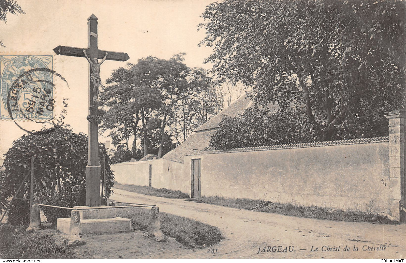 45-JARGEAU-CHRIST DE LA CHERELLE-N 6008-G/0155 - Jargeau