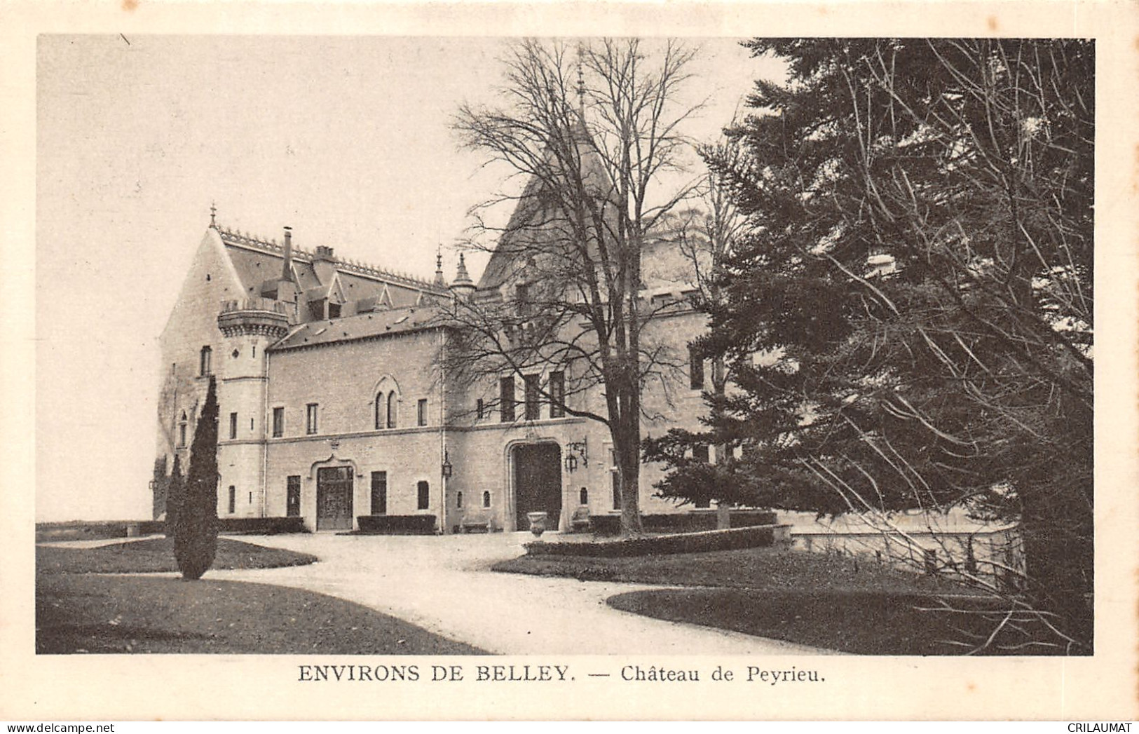 01-BELLEY-CHATEAU DE PEYRIEU-N 6008-G/0003 - Belley