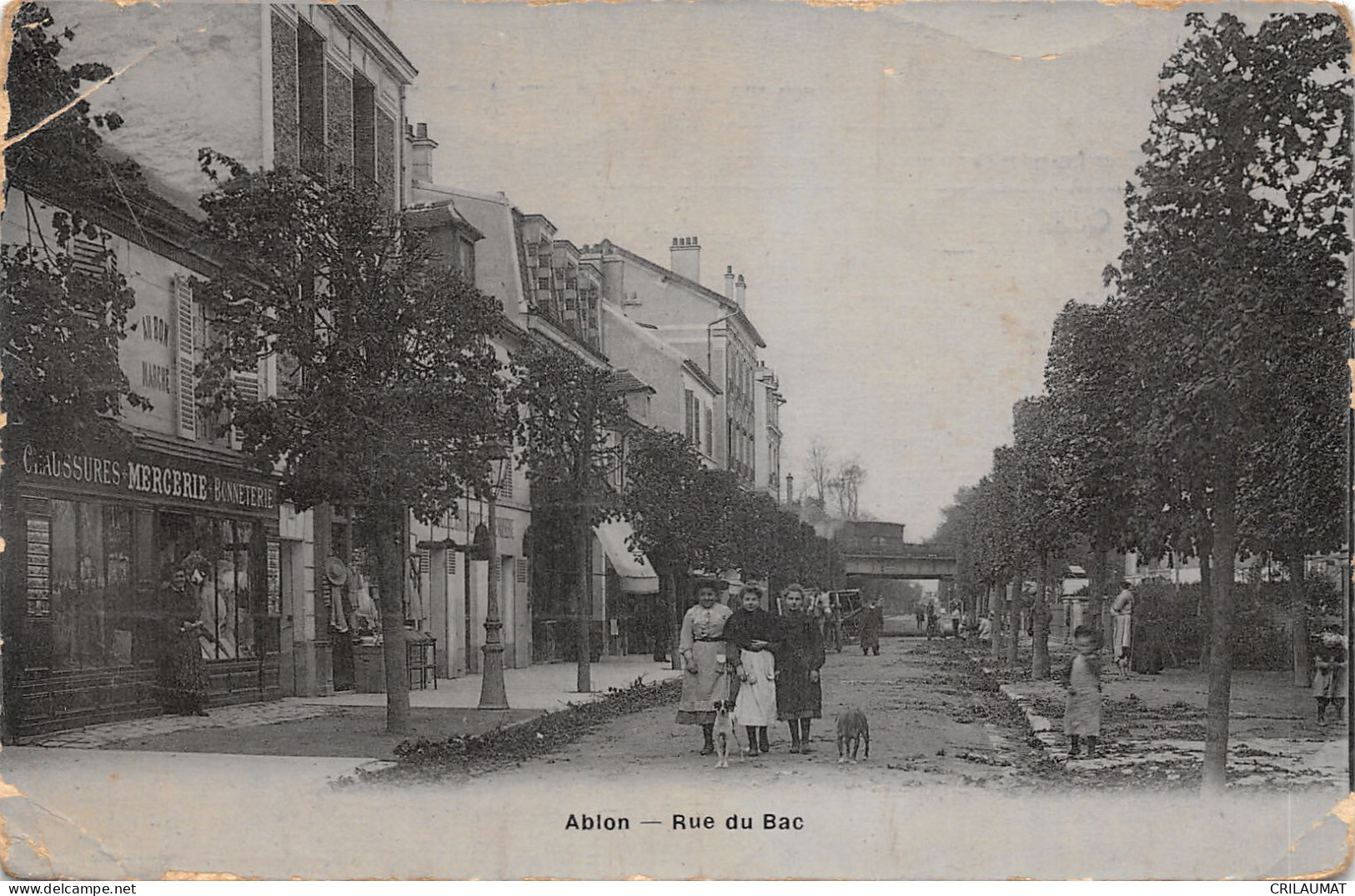 14-ABLON-RUE DU BAC-6011-N 6009-B/0395 - Autres & Non Classés