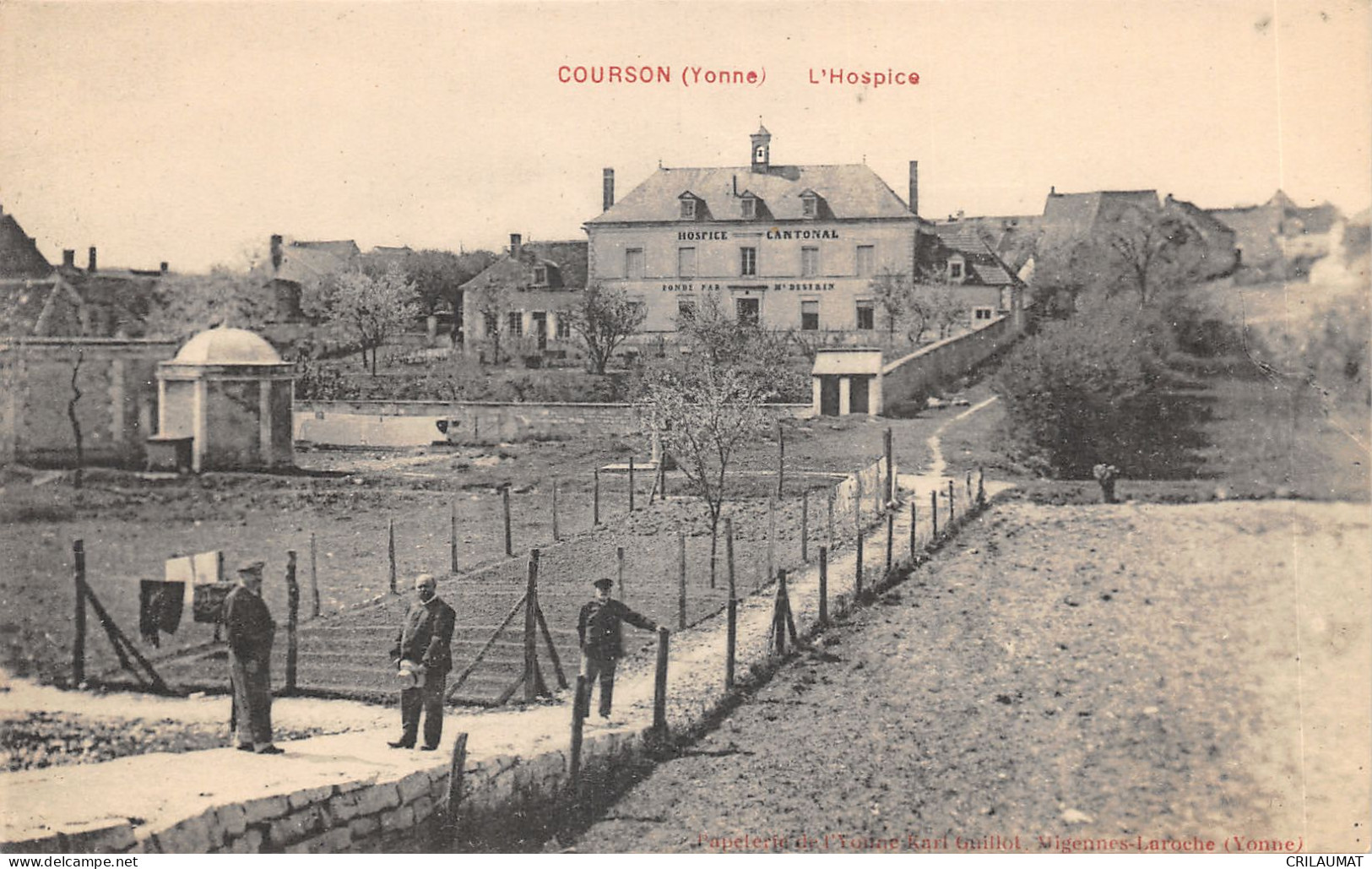 89-COURSON -L HOSPICE-6011-N 6009-B/0387 - Courson-les-Carrières