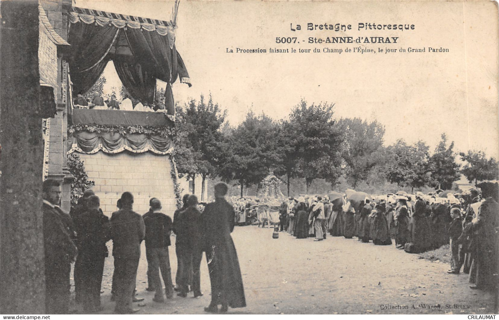 56-SAINTE ANNE D AURAY-PROCESSION-N 6009-B/0101 - Sainte Anne D'Auray