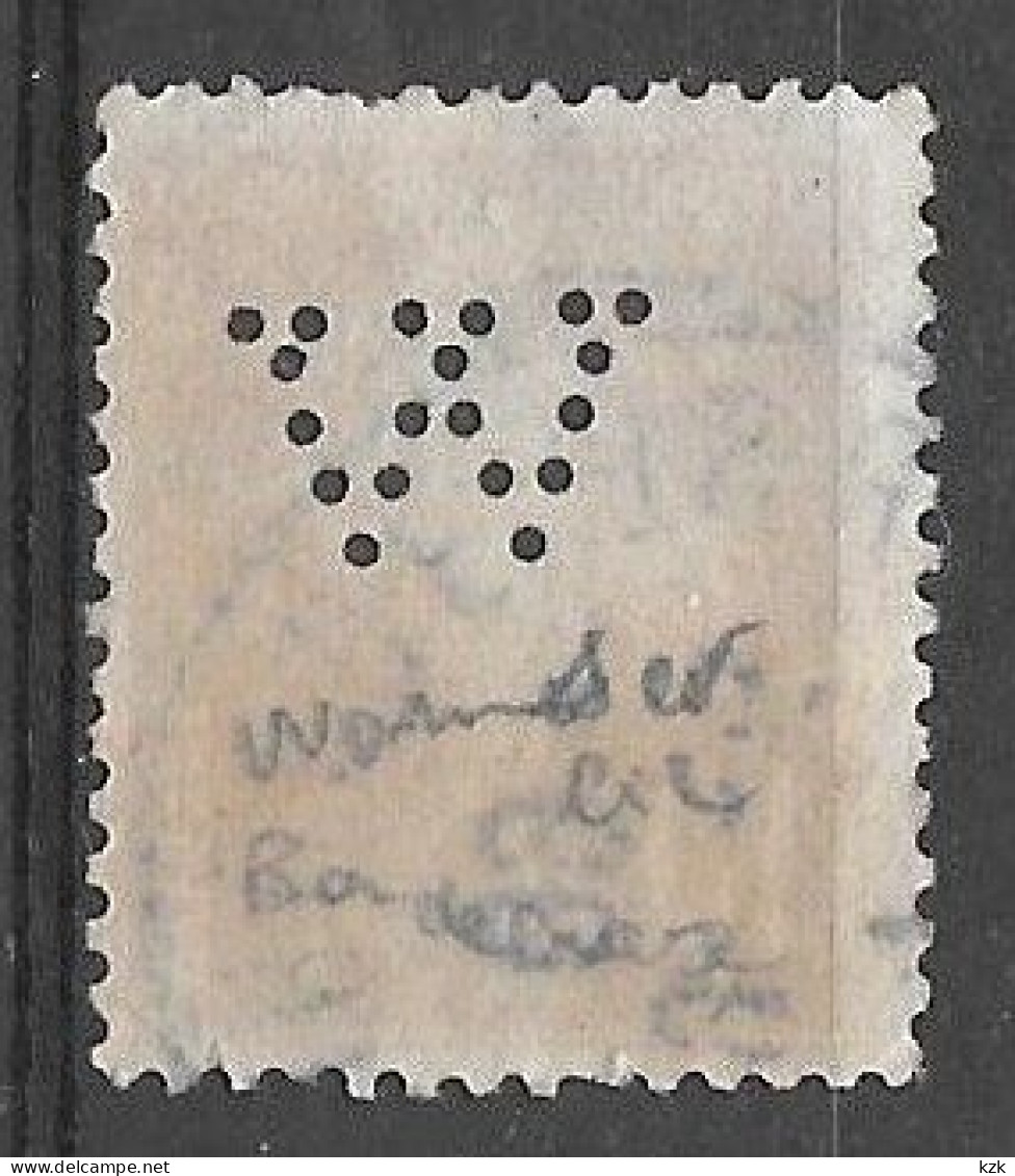 712	N°	138	Perforé	-	W 2	-	WORMS ET Cie - Used Stamps