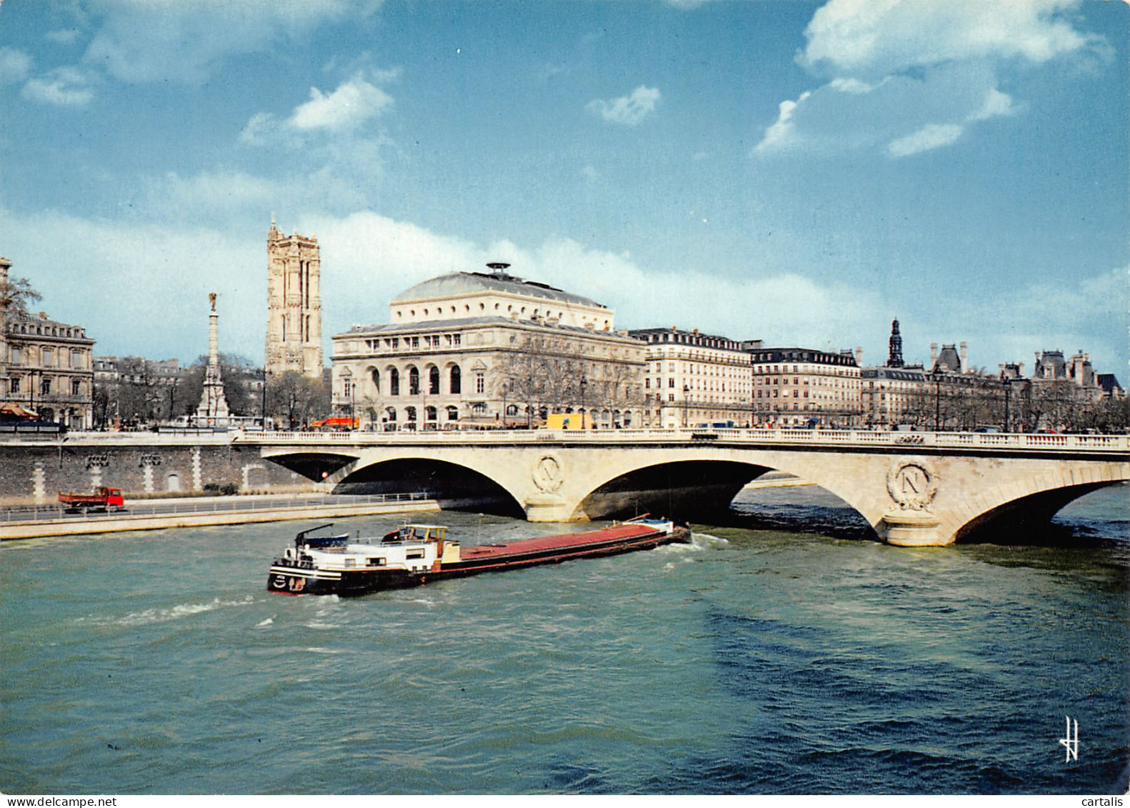 75-PARIS PONT AU CHANGE-N°3745-B/0203 - Bridges