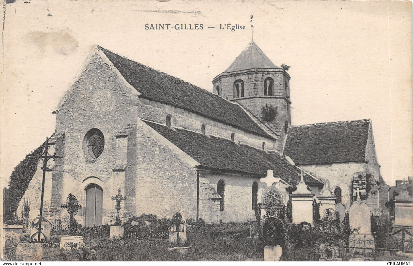 30-SAINT GILLES DU GARD-L EGLISE-N 6009-F/0031 - Saint-Gilles