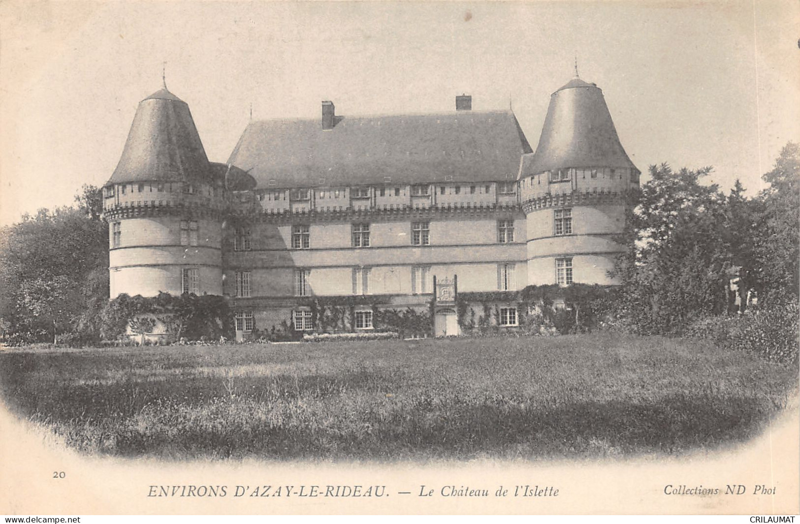 37-AZAY LE RIDEAU-CHATEAU UDE L ISLETTE-N 6009-E/0189 - Azay-le-Rideau