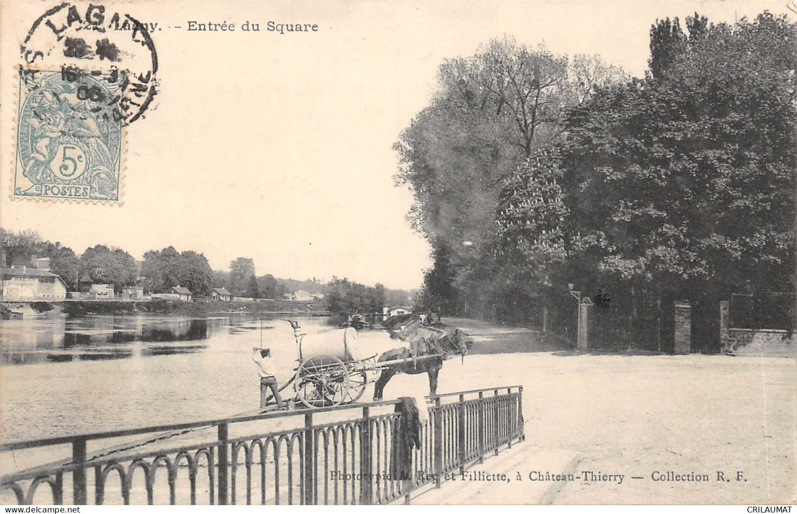 77-LAGNY-ENTREE DU SCARE-ATTELAGE-N 6009-E/0063 - Lagny Sur Marne