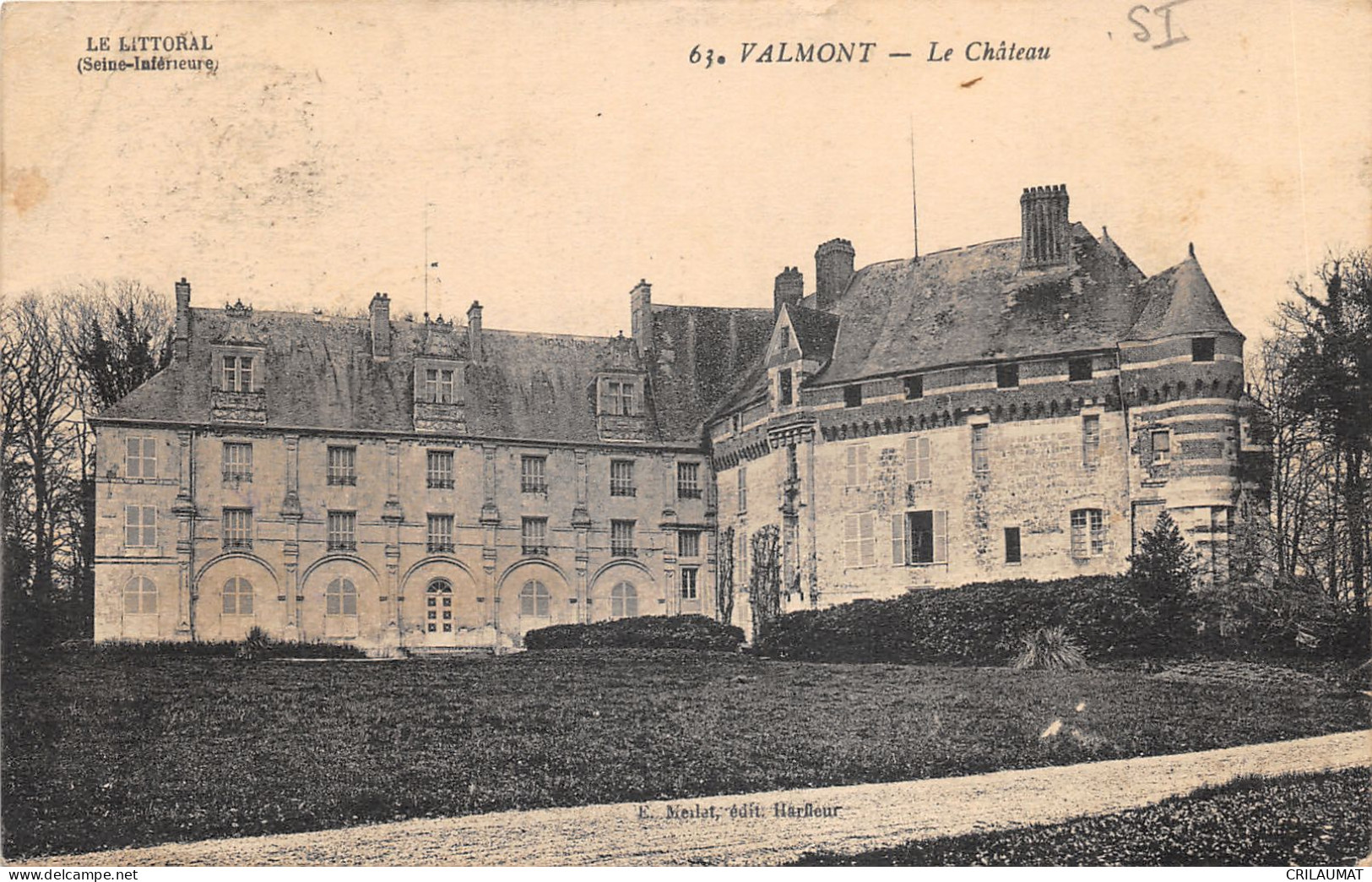 76-VALMONT-LE CHATEAU-N 6009-D/0263 - Valmont