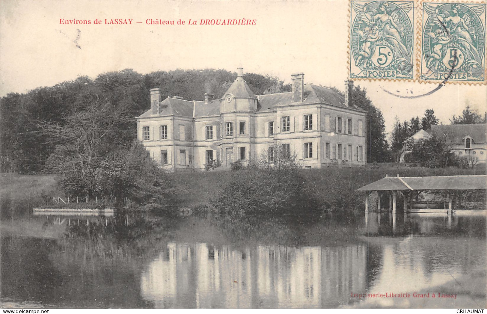 53-LASSAY-CHATEAU DE LA DROUARDIERE-N 6009-D/0165 - Lassay Les Chateaux