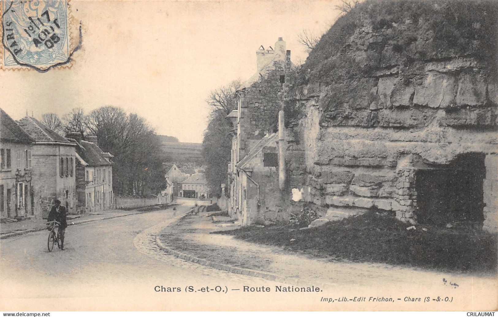 95-CHARS-ROUTE NATIONALE-N 6009-D/0027 - Chars