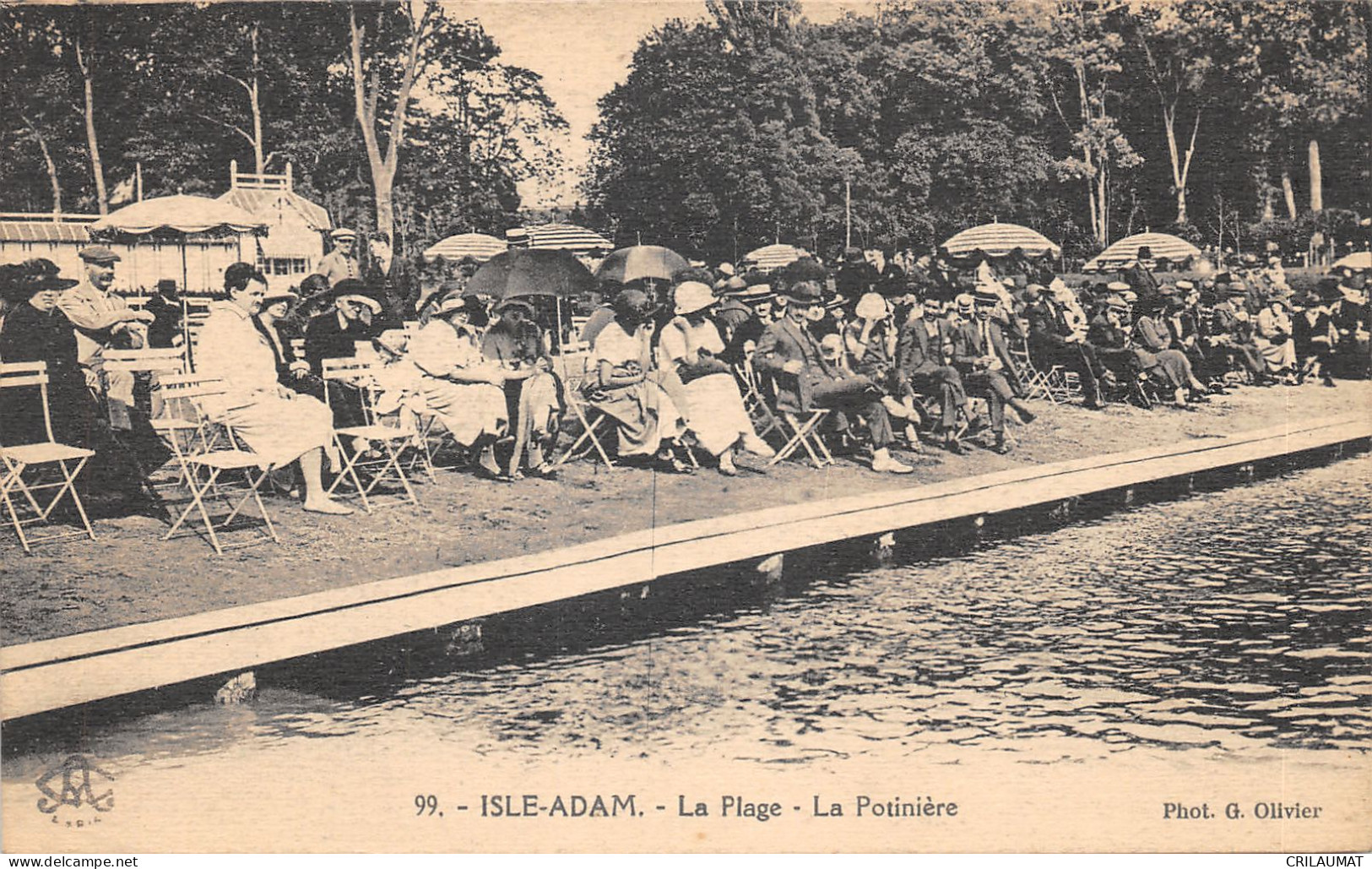 95-L ISLE ADAM-LA PLAGE-LA POTINIERE-N 6009-C/0399 - L'Isle Adam