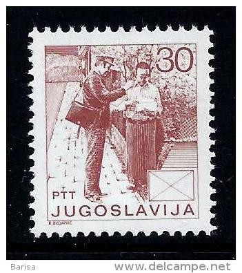 Yugoslavia 1986: Definitive - Postal Services; MiNo.2187 A. MNH(**) - Neufs